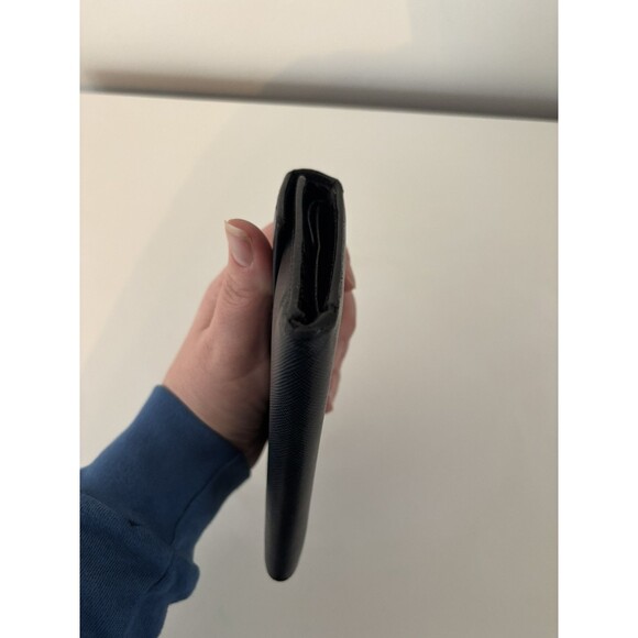 PRADA large saffiano leather wallet Black Triangle Authenticity Card - Picture 8 of 16